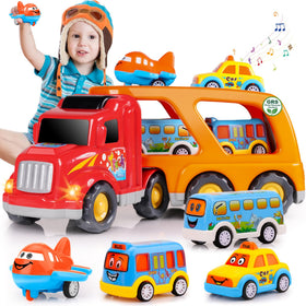Nicmore carrier truck playset with five-in-one design supports imaginative city play.