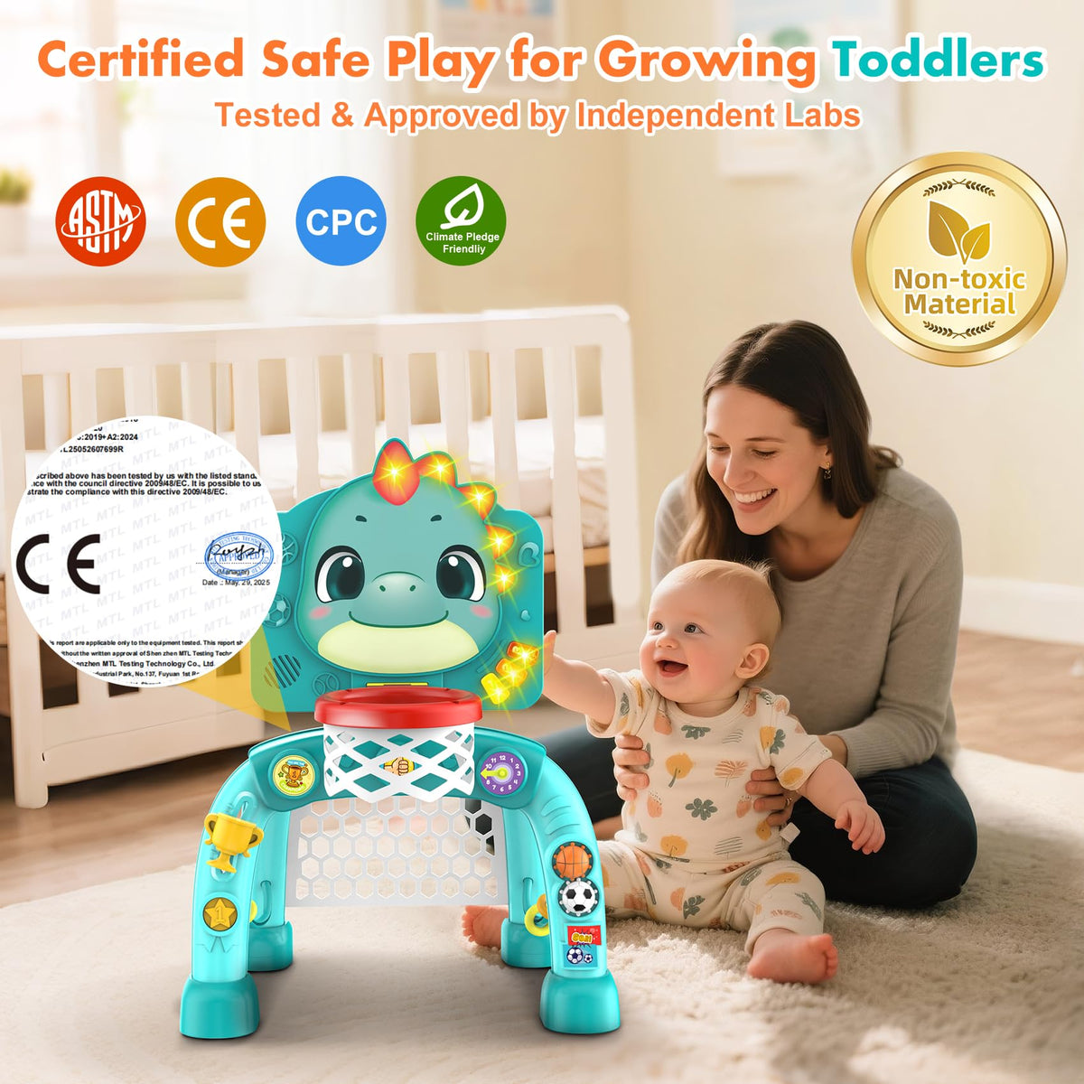 Nicmore Dinosaur 4-in-1 makes a fun birthday gift for curious kids.