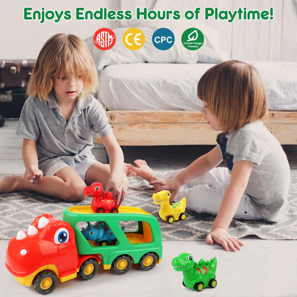 Nicmore rounded edges protect little fingers during playtime