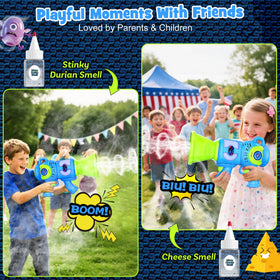 Nicmore Fart Gun Toy color-changing lights enhance indoor play and visibility