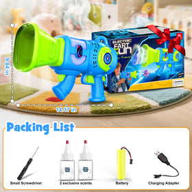 Nicmore Fart Gun Toy creates memorable moments with fog rings and light effects