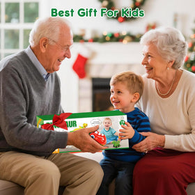 Nicmore gift-ready dino truck set for birthdays