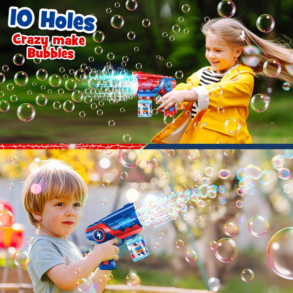 Nicmore refill bottles included ensuring mess-free play