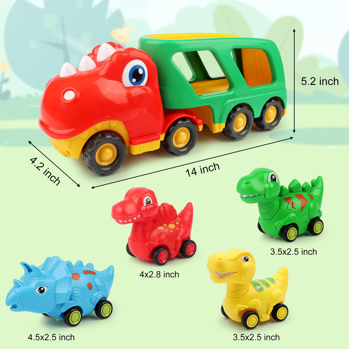 Nicmore indoor and outdoor dinosaur toys for versatile fun