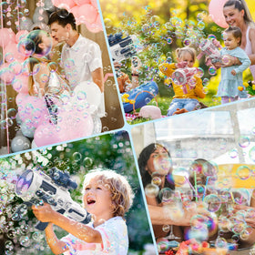 nicojoy Bubble Guns summer party favorite for birthdays and outdoors