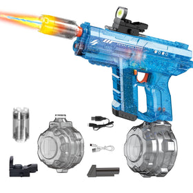 Nicojoy electric water gun with light-up muzzle for dazzling pool battles