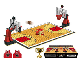 Nicolababe basketball court baseplate for sturdy, quick-start play.