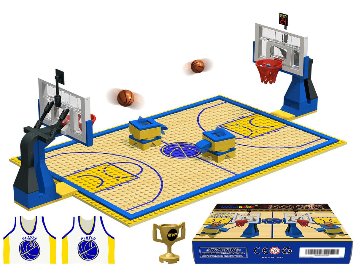 Nicolababe basketball court baseplates for stable play and creative setup
