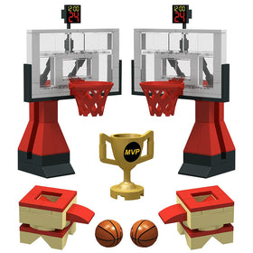 Nicolababe playset ready for action-packed basketball scenes.