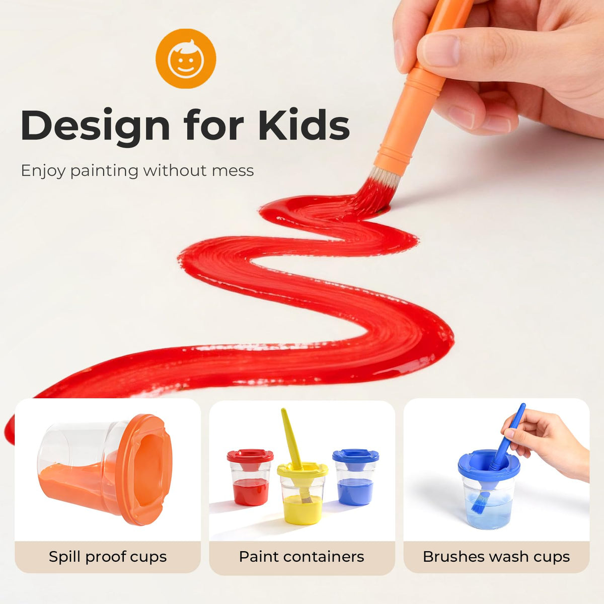 Nicpro color swatches display vibrant hues for early color recognition.