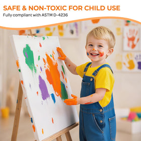 Nicpro paint on paper, cardboard, wood; versatile surfaces for crafts.