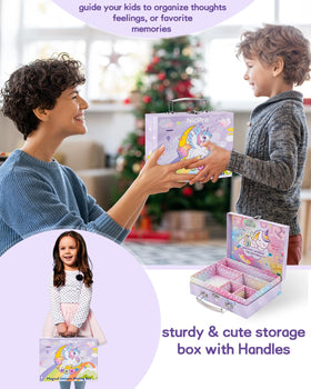 Nicpro unicorn stationery set greeting cards for personal messages and celebrations.