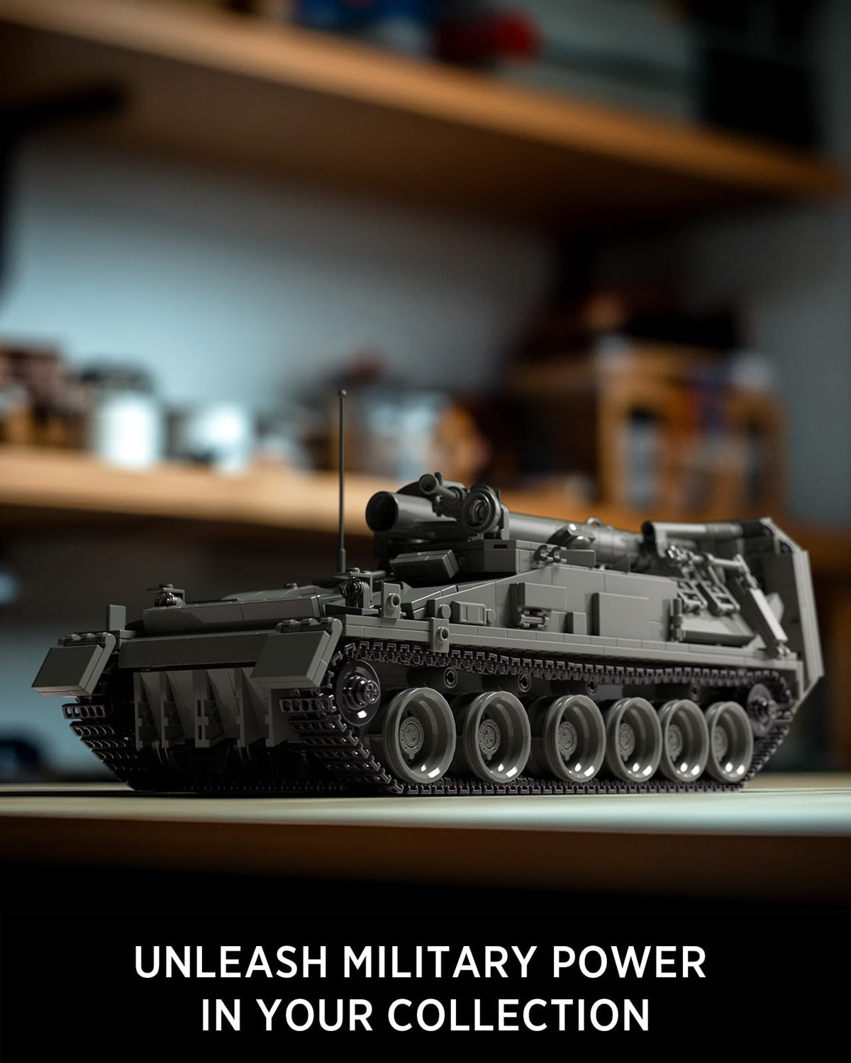 Nifeliz 2S4 self-propelled mortar components in progress, capturing detailed engineering