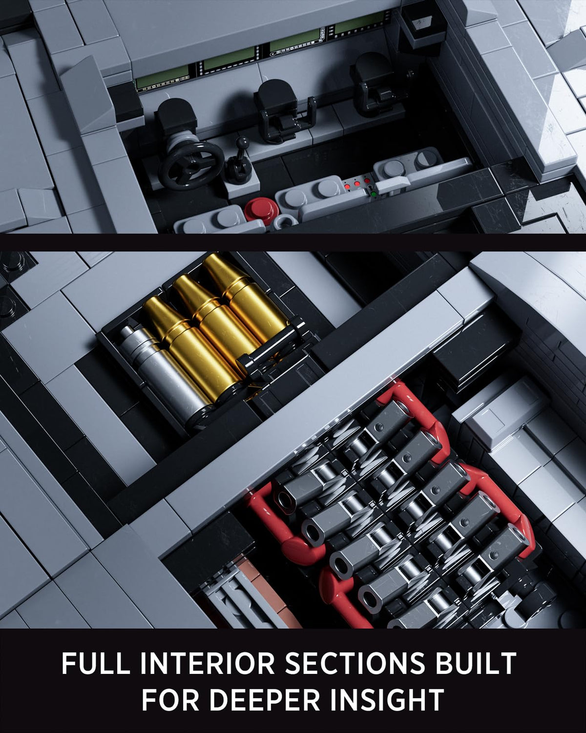 Nifeliz Abrams-X removable structure allows easy inside viewing