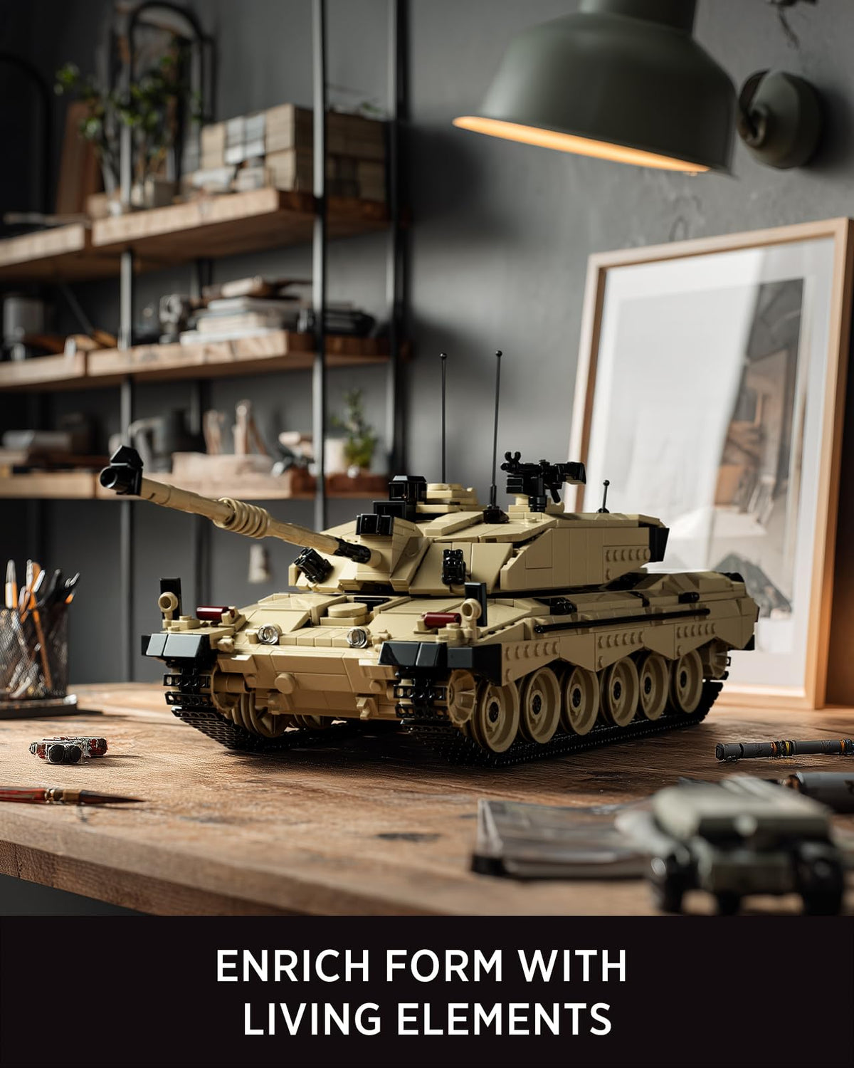 Nifeliz Challenger 2 tank cockpit interior with detailed features revealed.