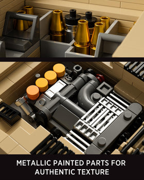 Nifeliz Challenger 2 tank rotation mechanism provides tactile play and realism.