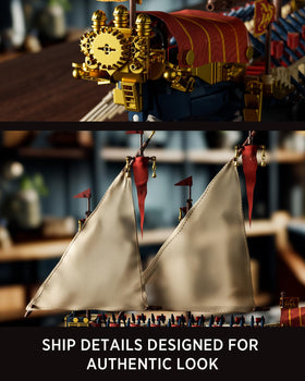 Nifeliz Galley metallic parts add depth and premium texture.