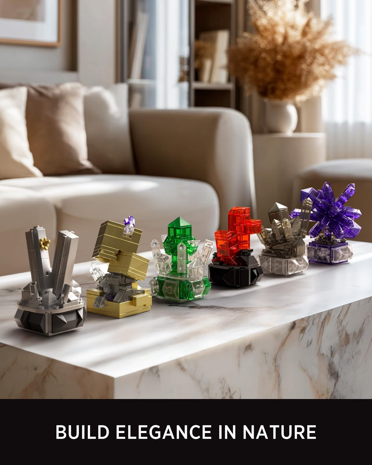 Nifeliz Geology Rock Collection quartz model adds a clean centerpiece for home or office