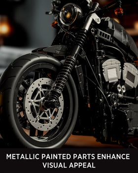 Nifeliz Iron 83 metallic parts emphasize realism and structural contrast