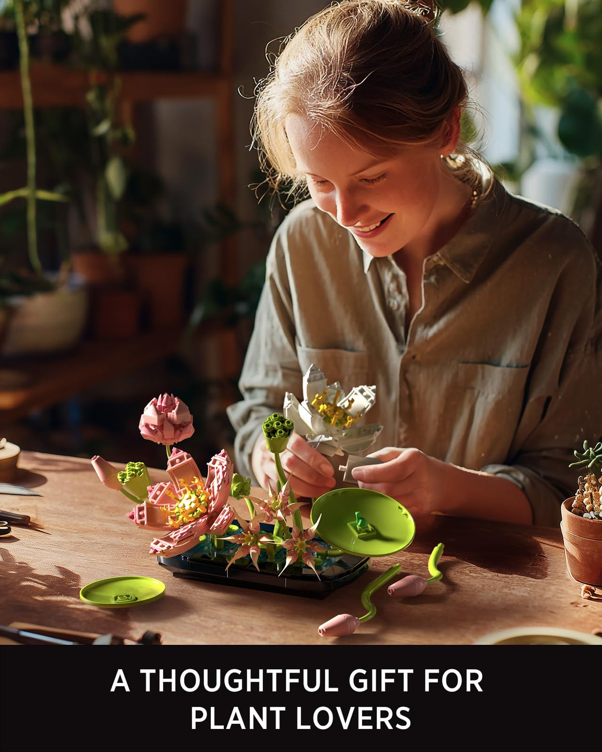 Nifeliz Lotus flower set makes a thoughtful gift for plant lovers
