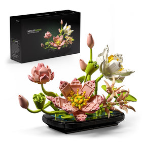 Nifeliz Lotus pink bloom enhances calm desk décor and focus