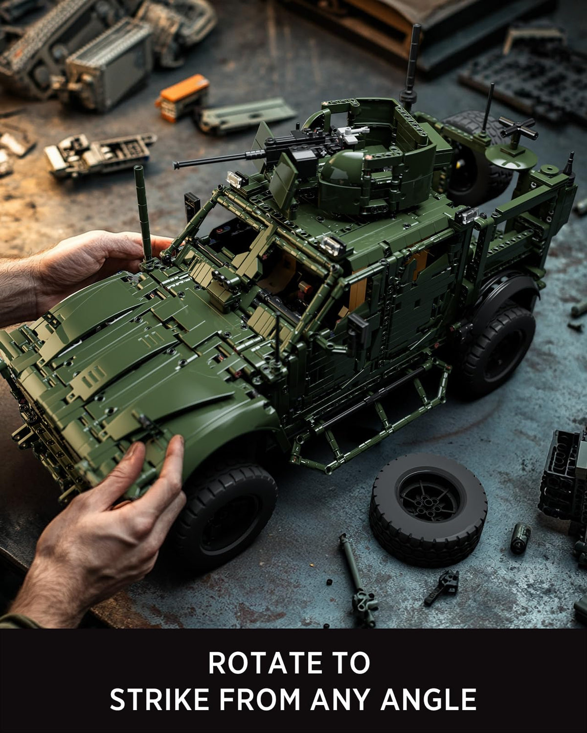 Nifeliz M-ATV doors interaction shows accessible interior and realism.