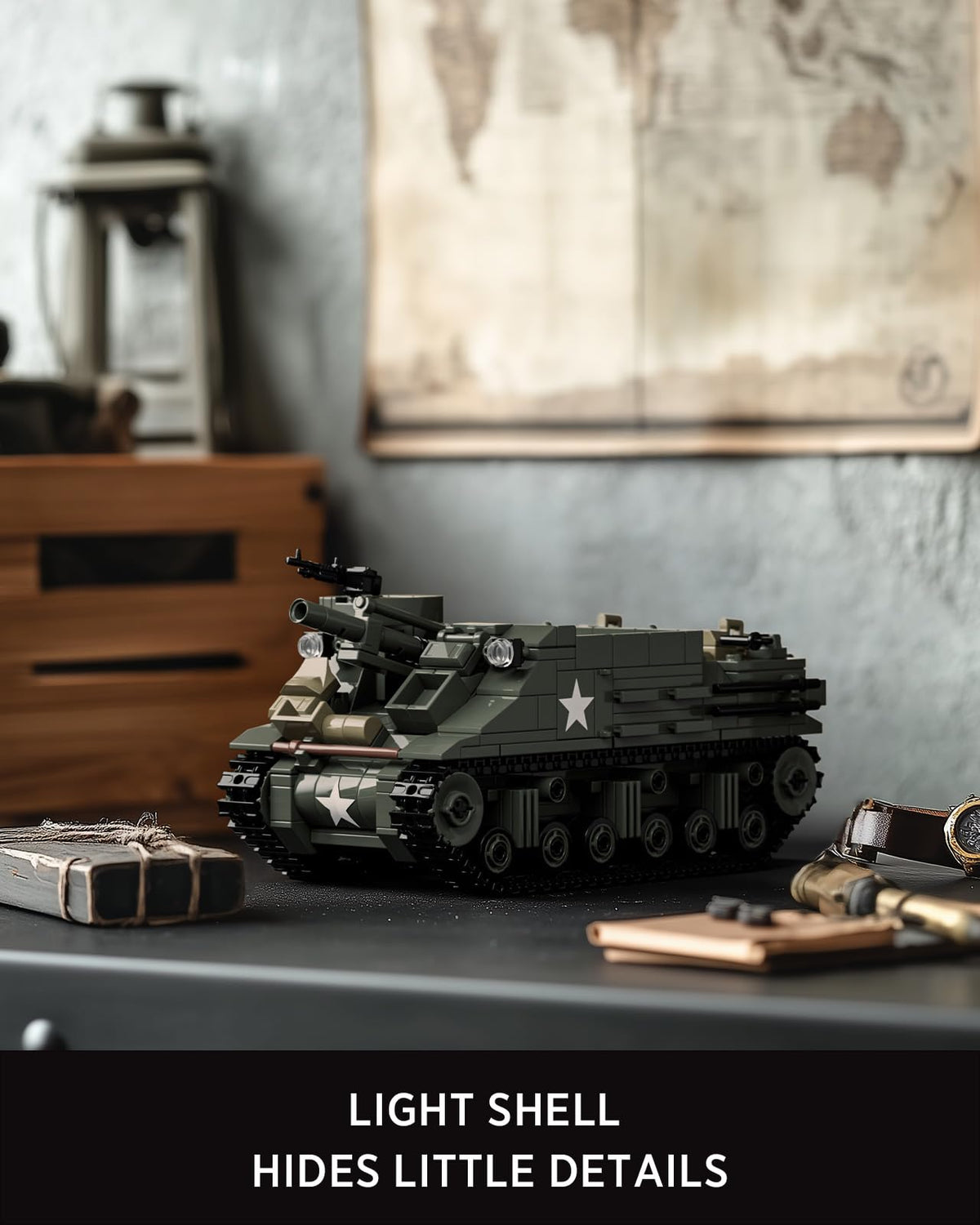 Nifeliz M7 Priest with front-mounted barrel detail for realism