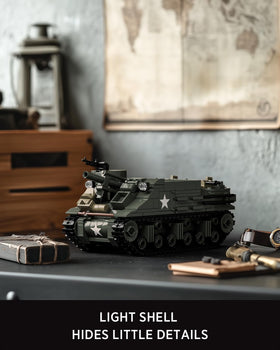Nifeliz M7 Priest with front-mounted barrel detail for realism