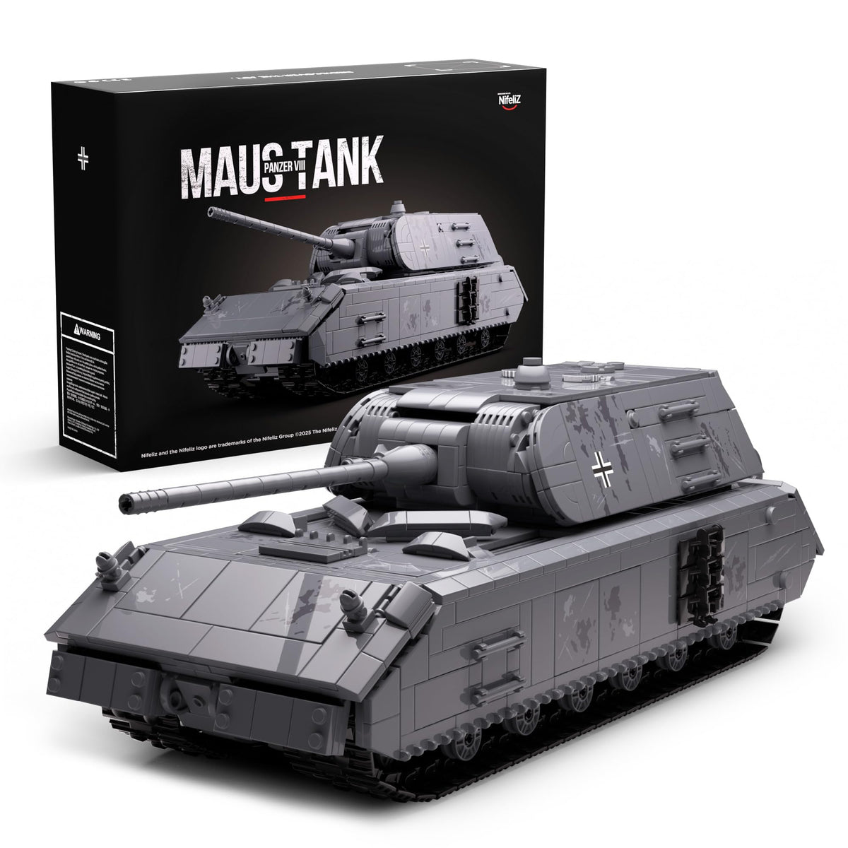 Nifeliz Maus tank camouflage pattern close-up for display and collection
