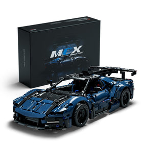 Nifeliz MCX race car model with front doors open for display and interior view