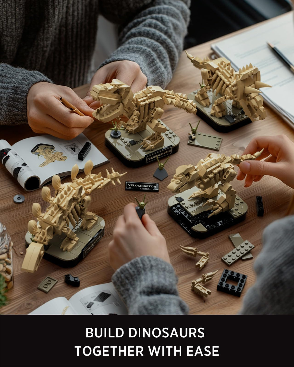Nifeliz Tyrannosaurus Rex mini skeleton for a striking desk focal point