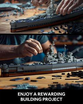 Nifeliz North battleship display-base showcases your finished model with elegant stability.