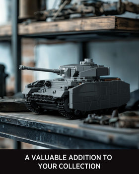 Nifeliz Panzer IV G metallic engine parts highlight inner mechanism realism