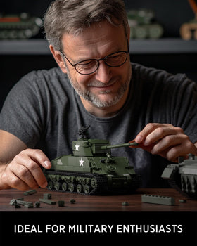 Nifeliz Sherman tank assembly action offers hands-on experience.