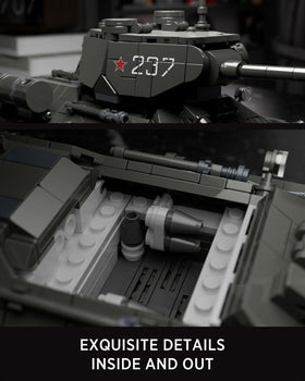 Nifeliz T34/85 tank detachable parts allow interactive customization