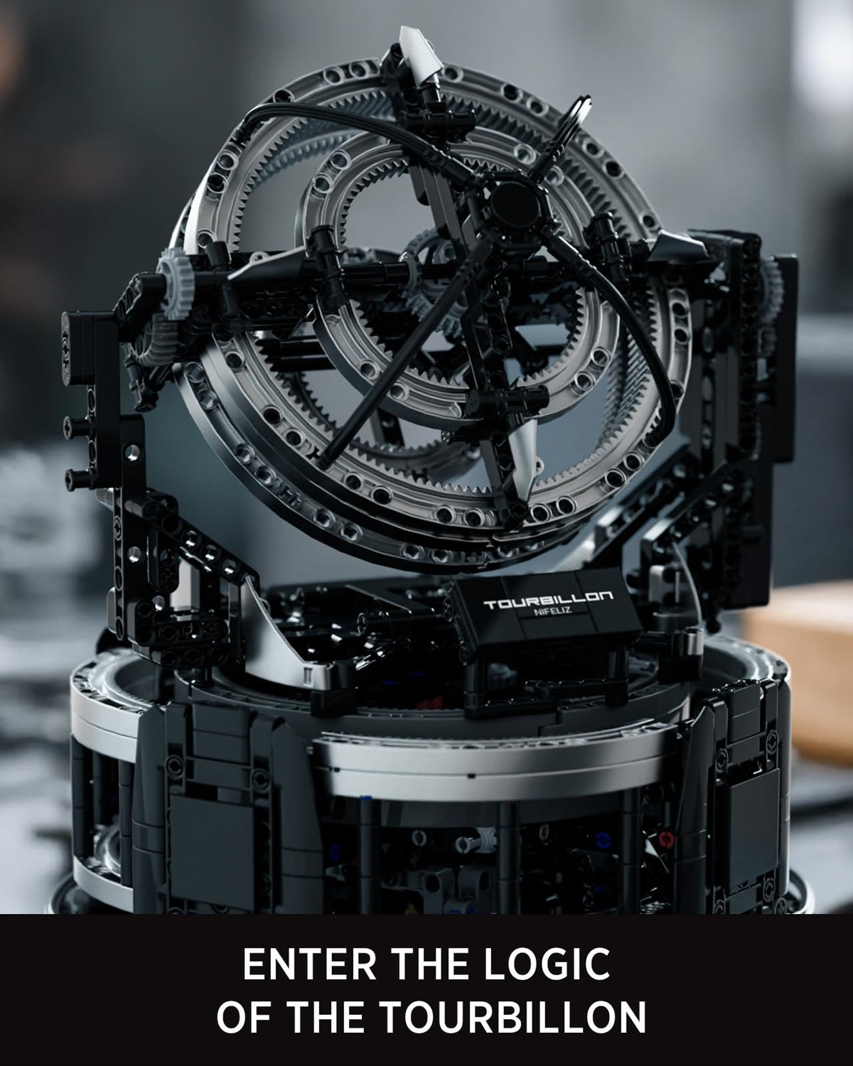 Nifeliz Tourbillon handle operation demonstrates hands-on mechanics and tactile learning.