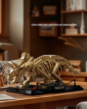 Nifeliz Triceratops skeleton bone assembly detail for learning