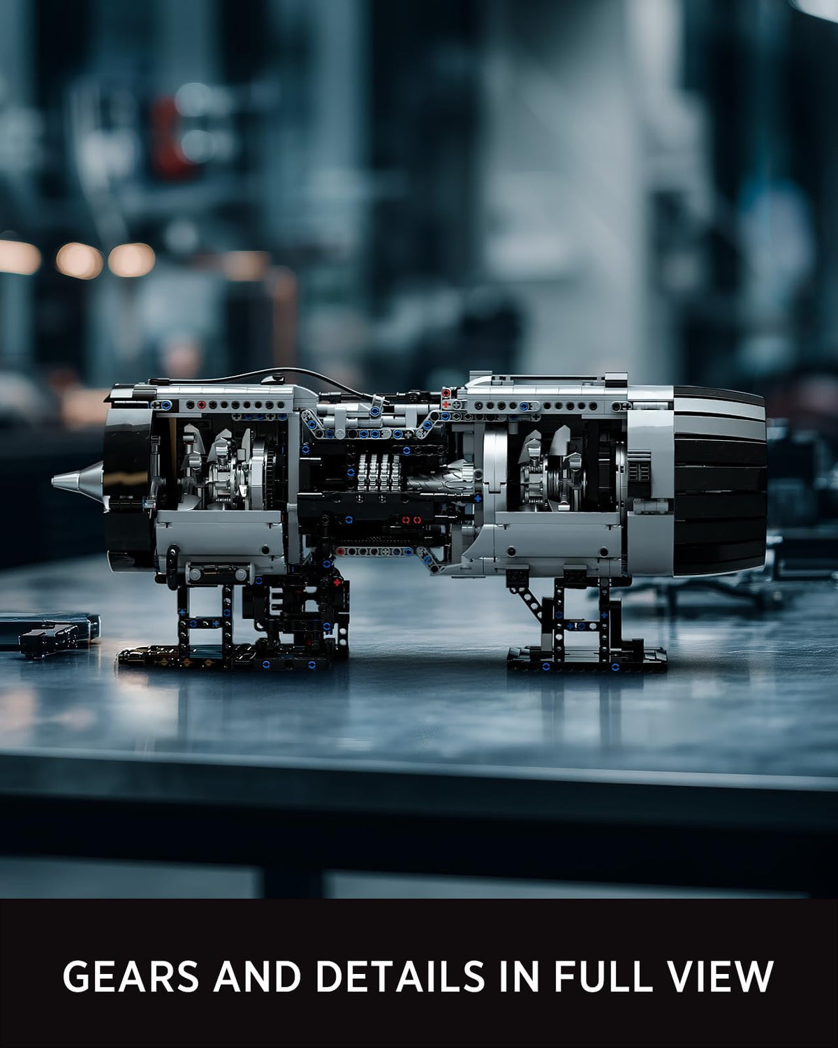 Nifeliz Turbofan engine metallic-painted parts emphasize authentic engineering visuals.