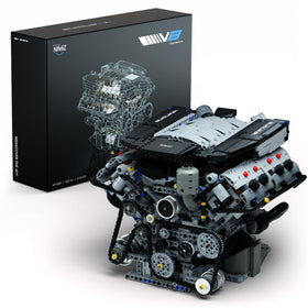 Nifeliz V8 Engine Building Set main unit shown for hands-on learning and display.