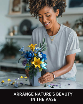 Nifeliz Wildflower Bouquet Larkspur Bloom: inspires hands-on floral arranging sessions.