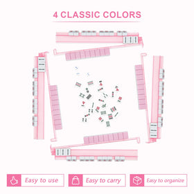 Niflirt clear acrylic racks combine elegance with practicality for display-ready setup.