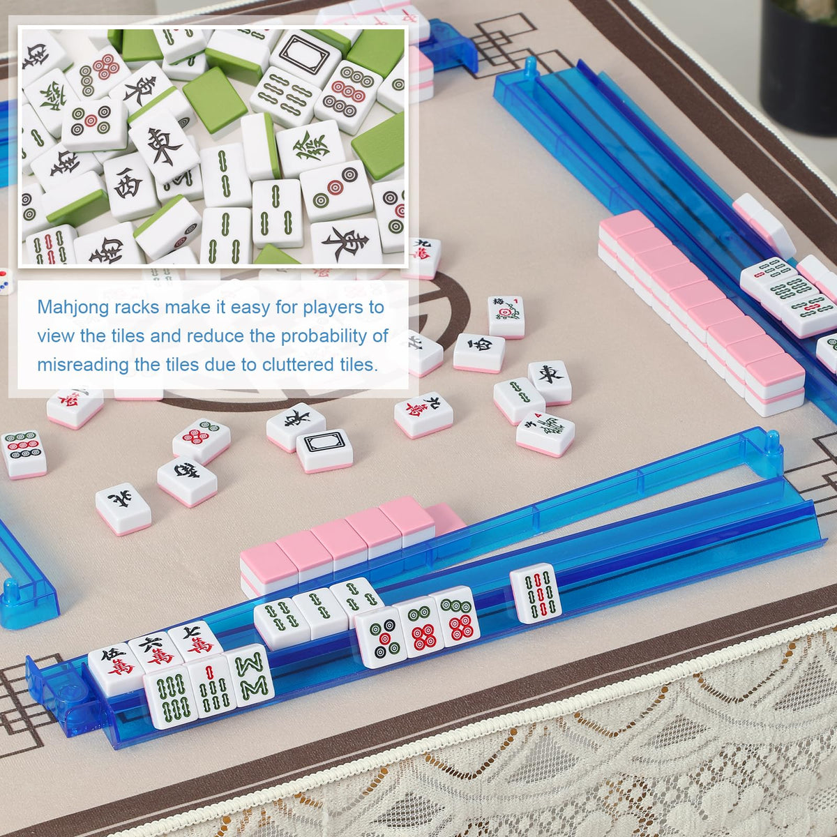 Niflirt 4-piece set, gift-ready for mahjong lovers.