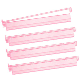 Niflirt glitter pink mahjong racks with pushers for smooth wall movement during games.