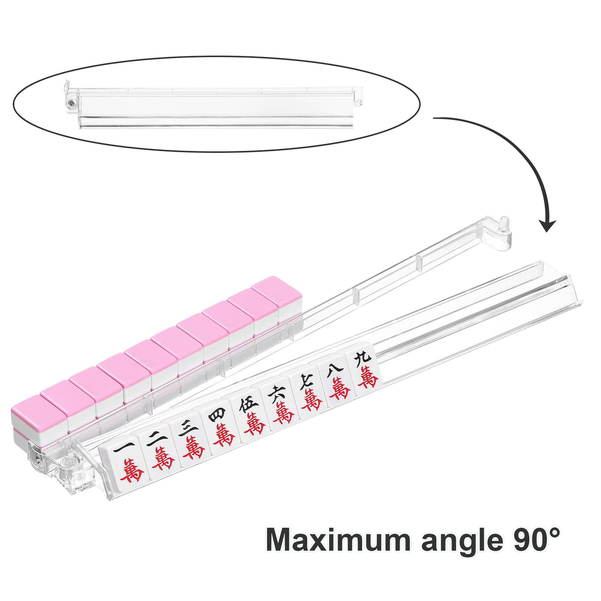 Niflirt crystal-clear acrylic racks add a sleek, modern look to home game nights.