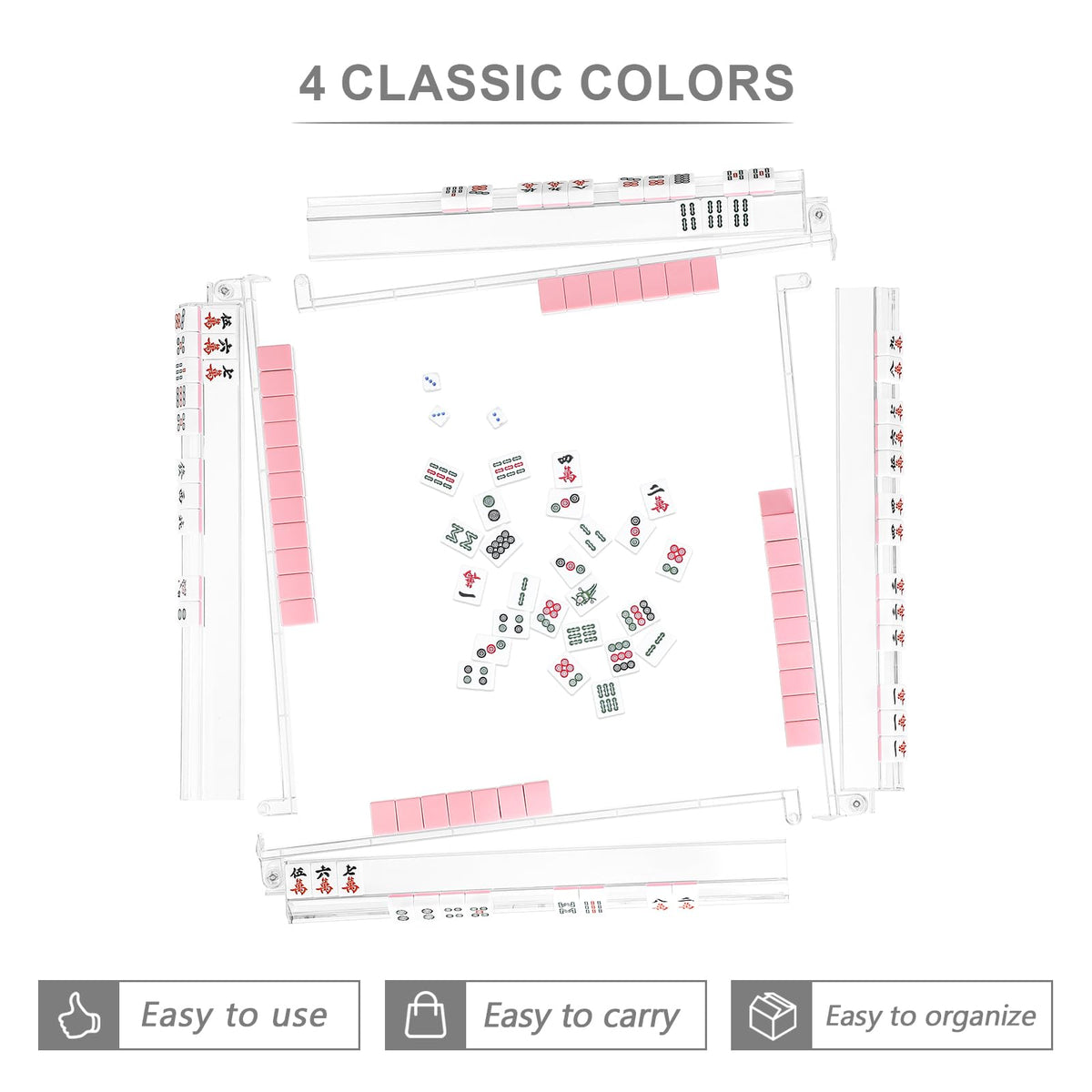 Niflirt set is ideal for family gatherings and mahjong clubs alike.