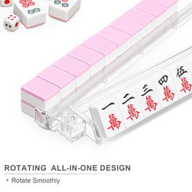 Niflirt 4-piece tile holders with integrated pushers simplify wall adjustments during play.