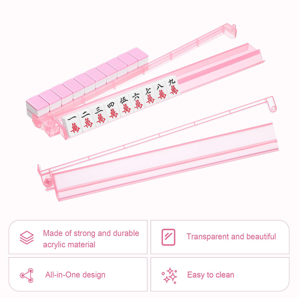 Niflirt pushers glide smoothly to move tile walls with ease.