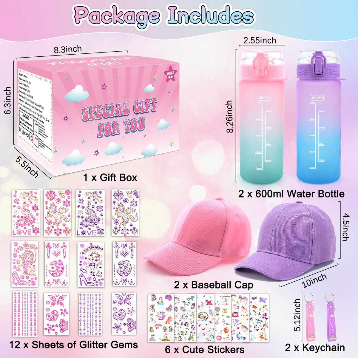Nigifter unicorn stickers pack to personalize outfits and gear.
