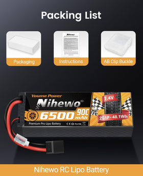 Nihewo included dual-pack kit delivers longer operation per session
