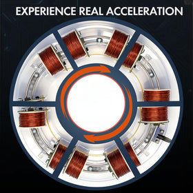 NIKOLATOY coil accelerator with detailed components ideal for classroom demonstrations